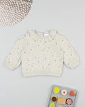 Prenatal Allover beige sweatshirt for girls