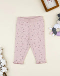 Prenatal Baby girl's pink heart trousers