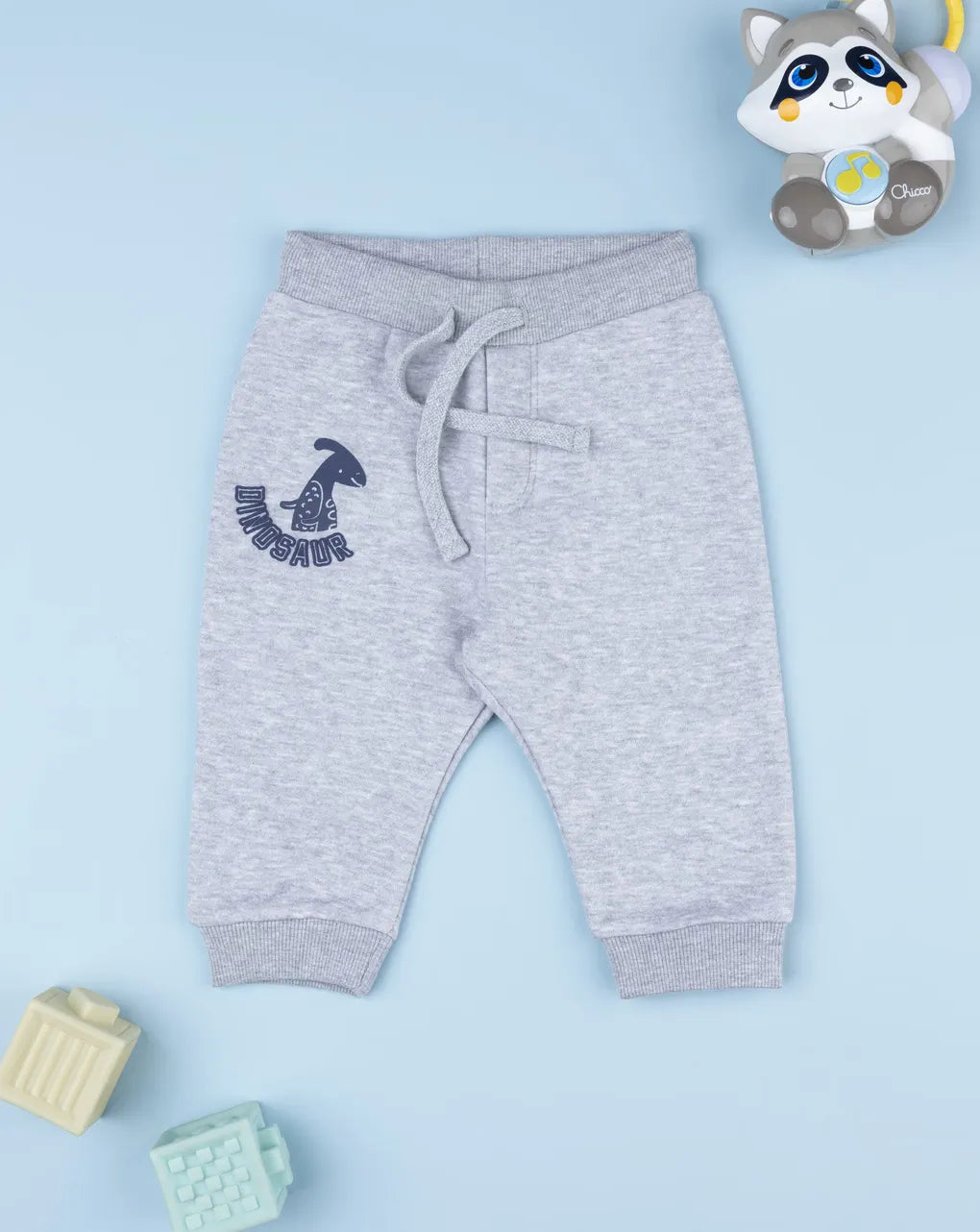 Prenatal Gray "dinosaur" sweatpants for kids