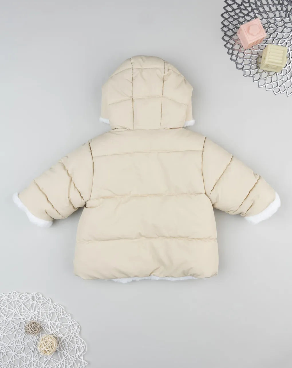 Prenatal Beige padded jacket for girls
