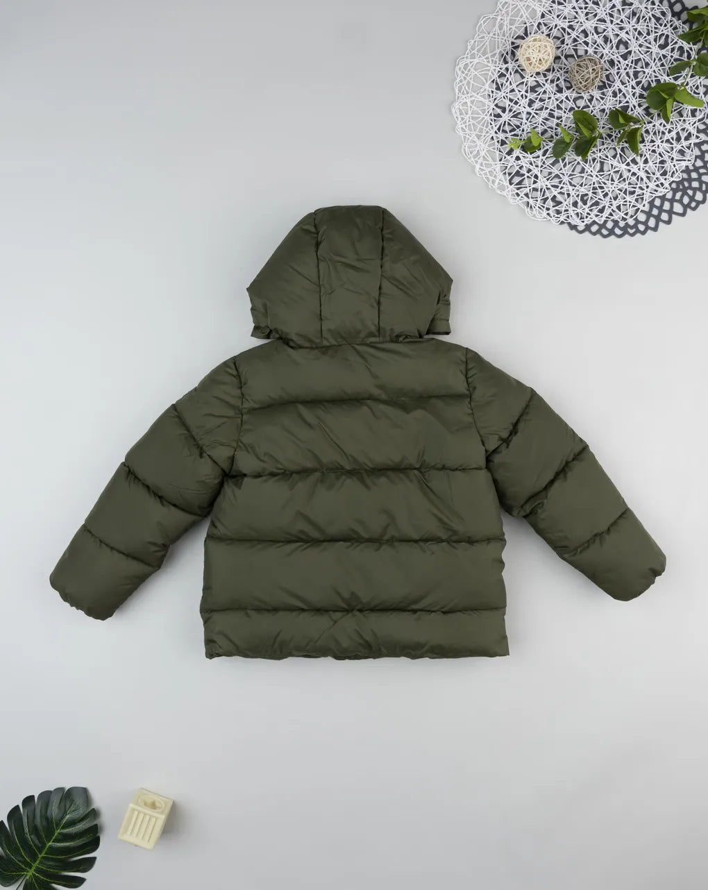 Prenatal Dark green children's jacket