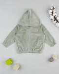 Prenatal Green chenille sweatshirt for girls