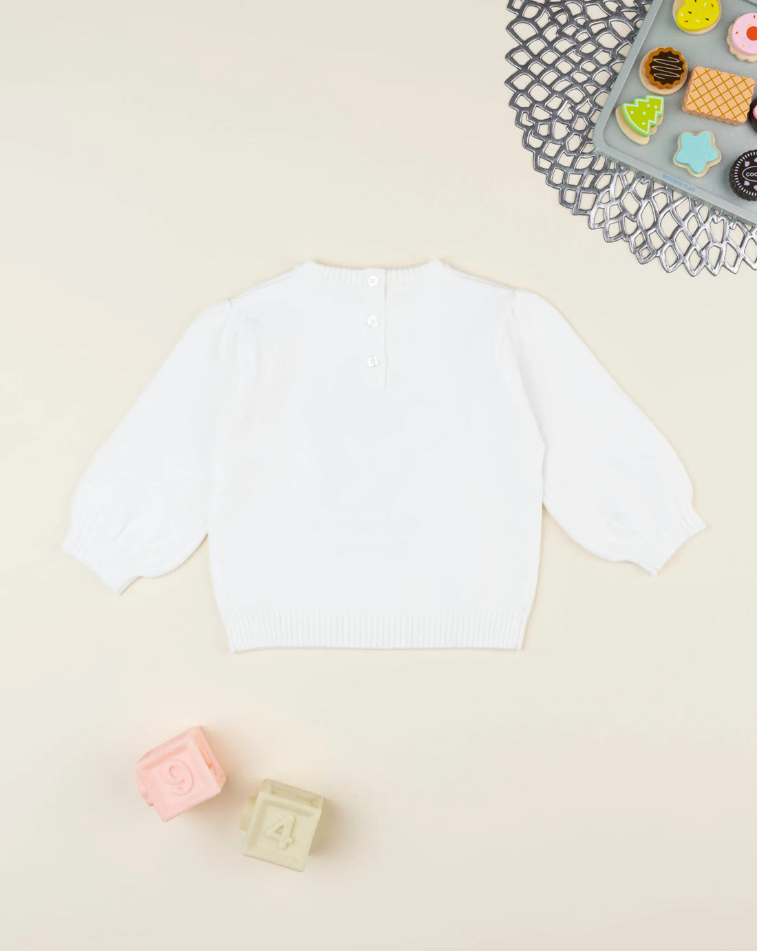 Prenatal Minnie Mouse sequin sweater for girls