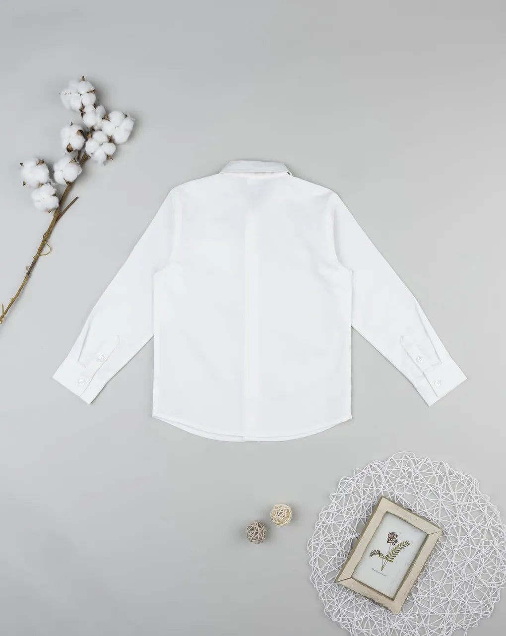 Prenatal White shirt for kids with bow tie