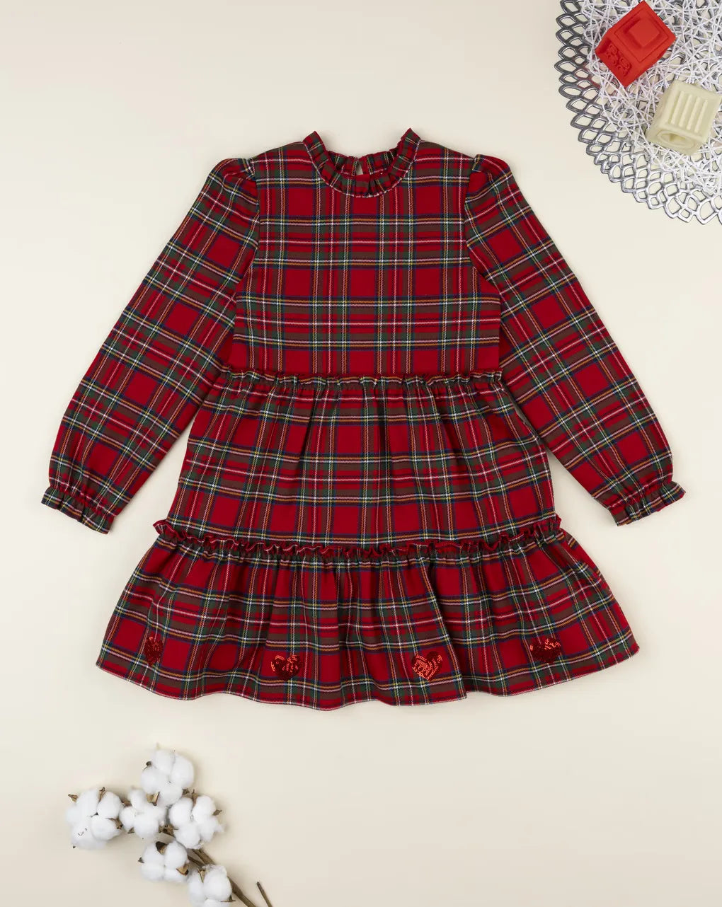 Prenatal Tartan dress for girls