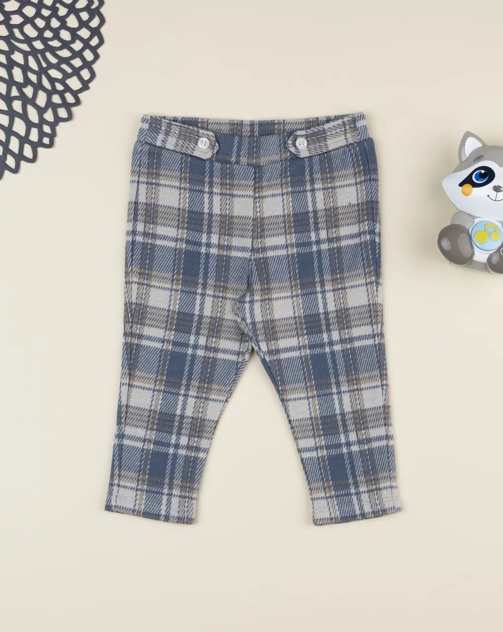 Prenatal Milan stitch leggings for girls