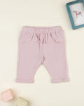 Prenatal Pink cropped jersey trousers for girls