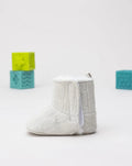 Prenatal Beige tricot boot for newborns