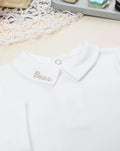Prenatal White embroidered baby bodysuit