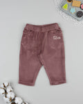 Prenatal Pink chenille trousers for girls