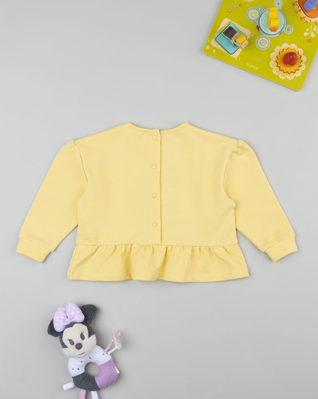 Prenatal Girl Yellow Minnie Sweatshirt