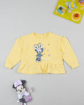 Prenatal Girl Yellow Minnie Sweatshirt