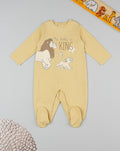 Prenatal Newborn Boy Yellow Lion King Sleepsuit