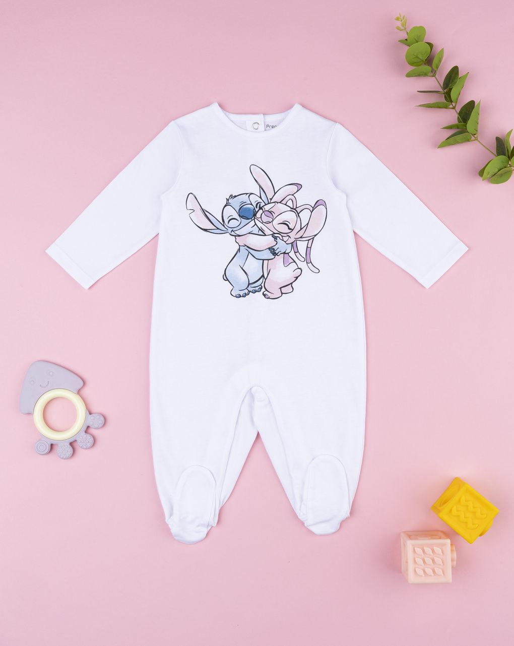Prenatal Newborn Girl Lilo and Stitch Sleepsuit