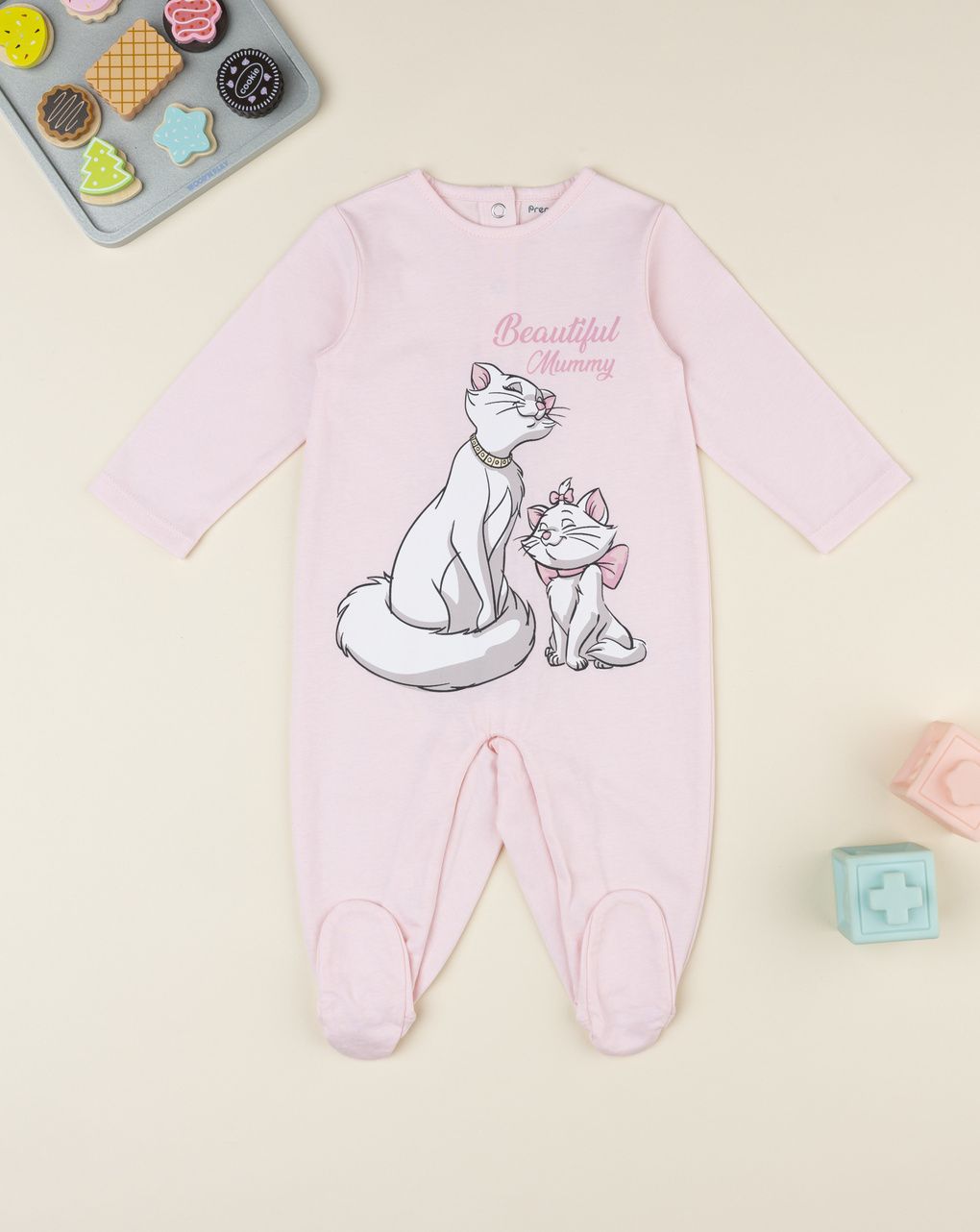 Prenatal Newborn Girl Aristocats Sleepsuit