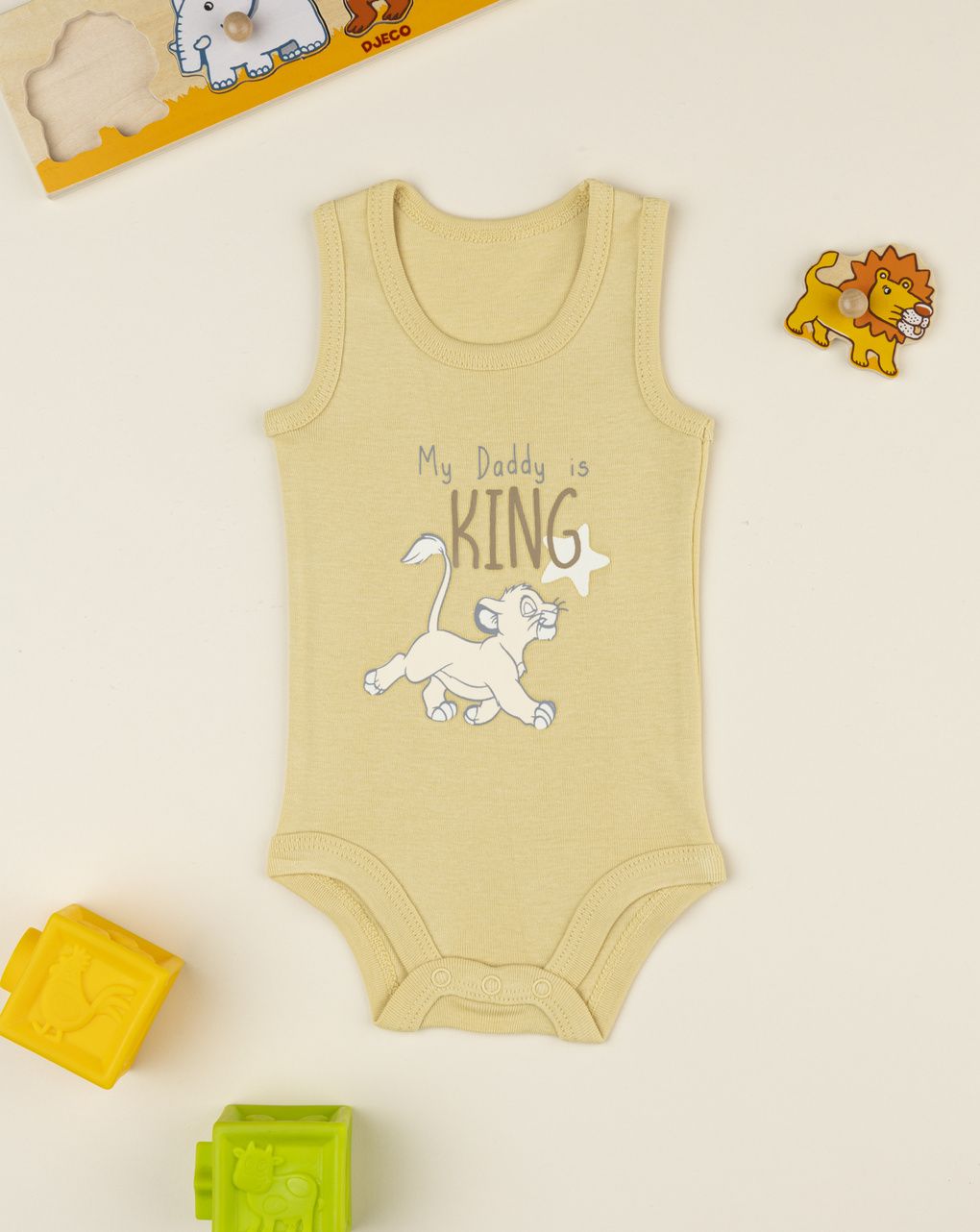 Prenatal Newborn Boy Lion King Bodysuit