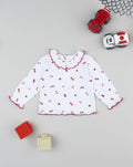 Prenatal Newborn Girl Ribbed Floral T-Shirt