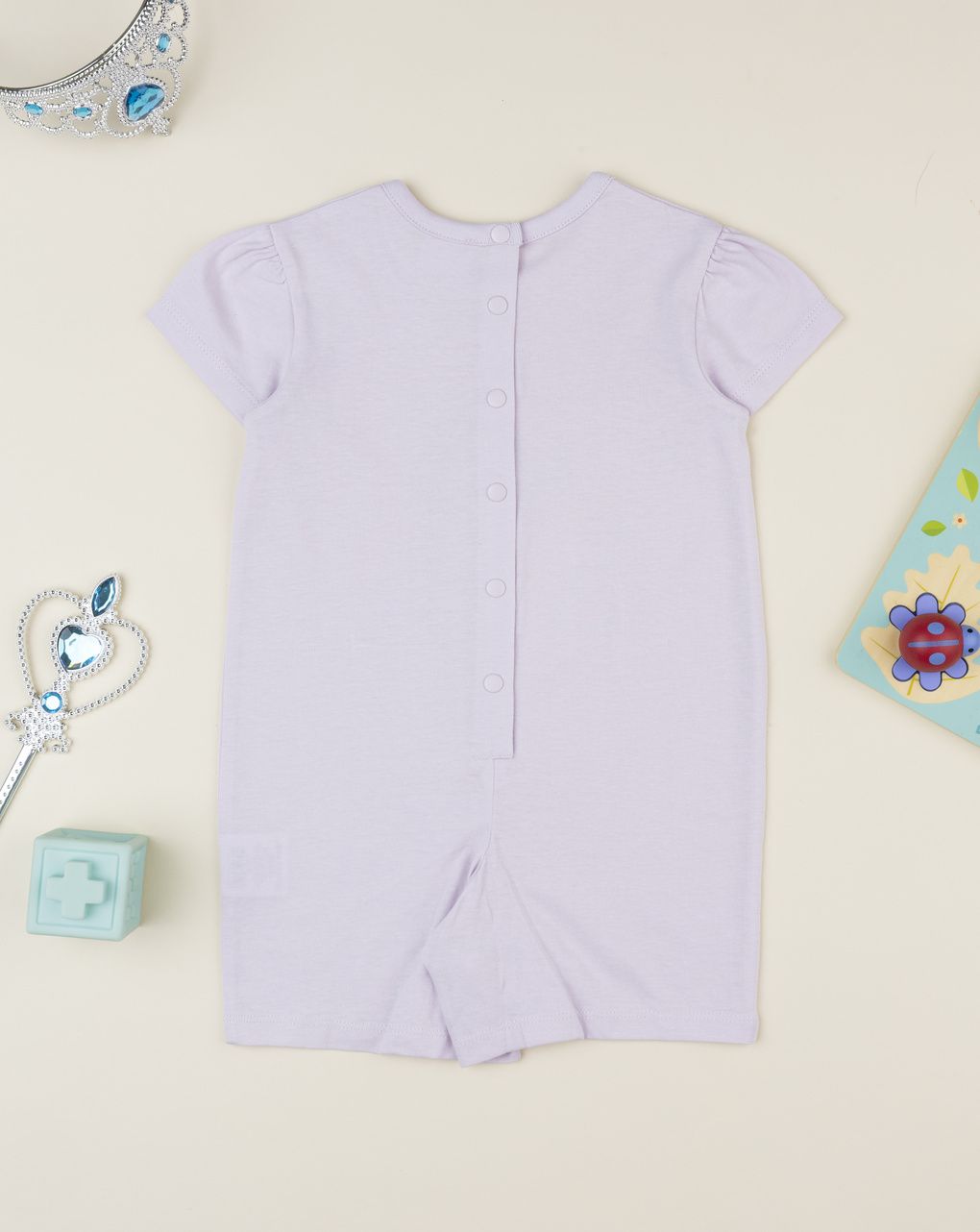 Prenatal Lilac unicorn sleepsuit for girls