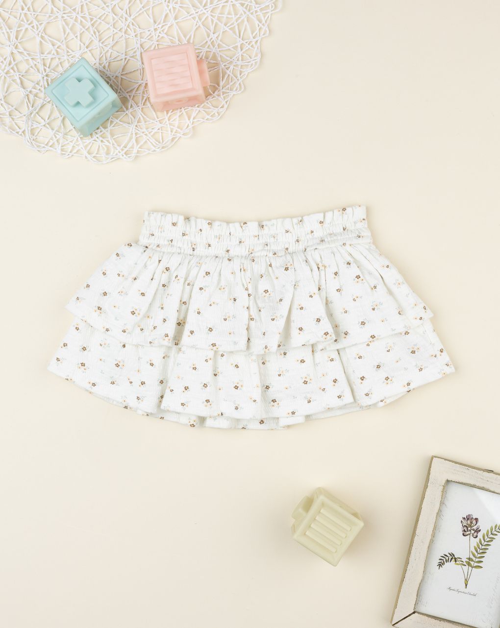 Prenatal Girl Allover Floral Skirt
