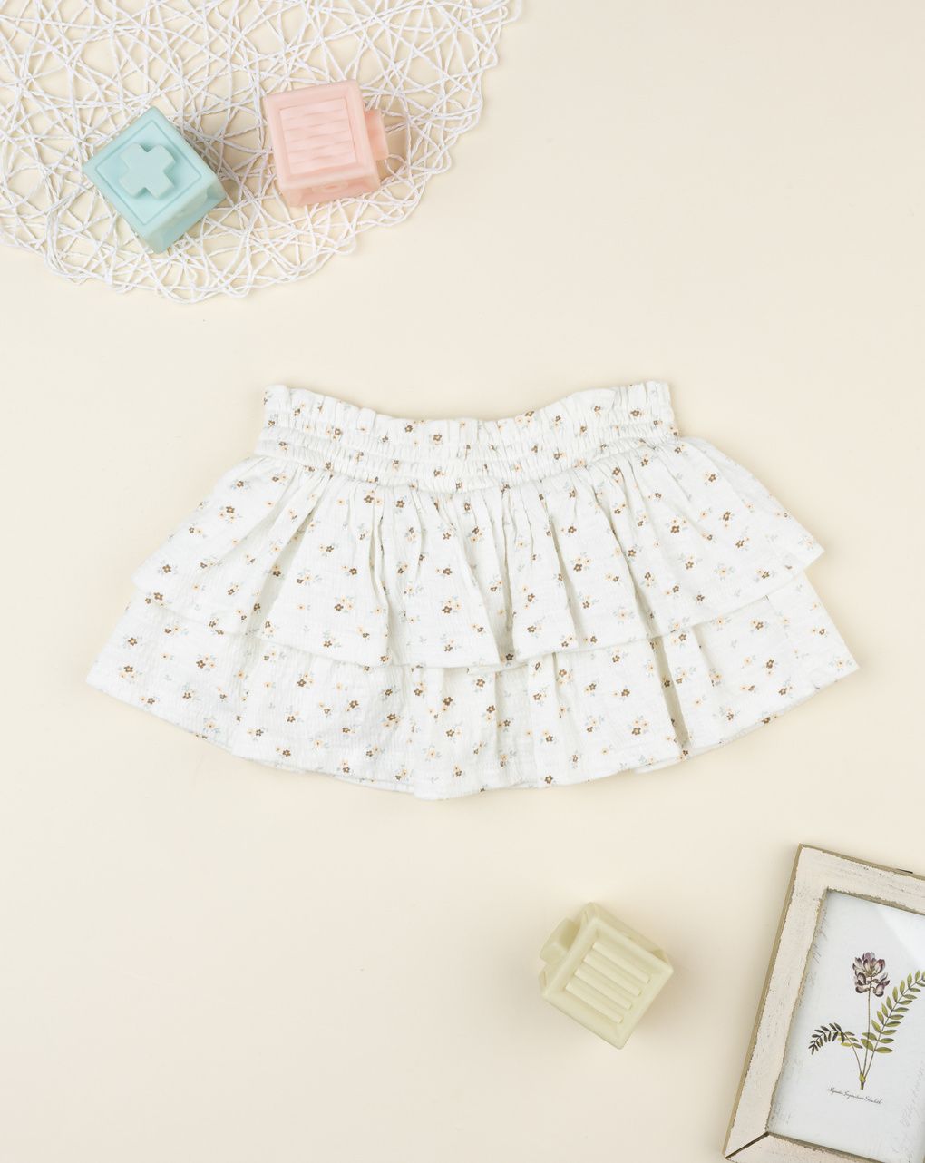 Prenatal Girl Allover Floral Skirt