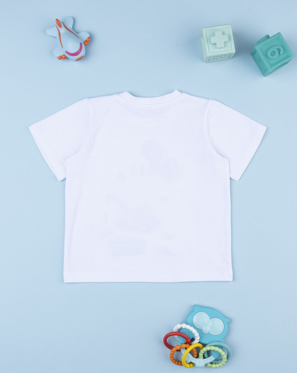 Prenatal Boy Embroidered Mickey Mouse T-Shirt