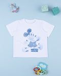 Prenatal Boy Embroidered Mickey Mouse T-Shirt