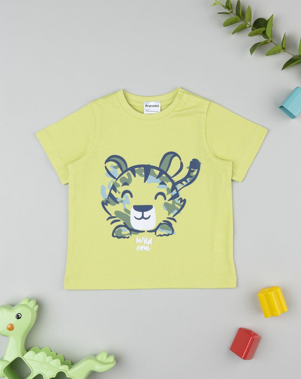 Prenatal Boy Yellow Printed T-Shirt