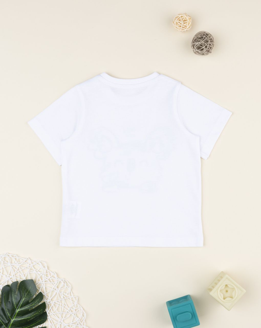 Prenatal Boy White Koala Print T-Shirt