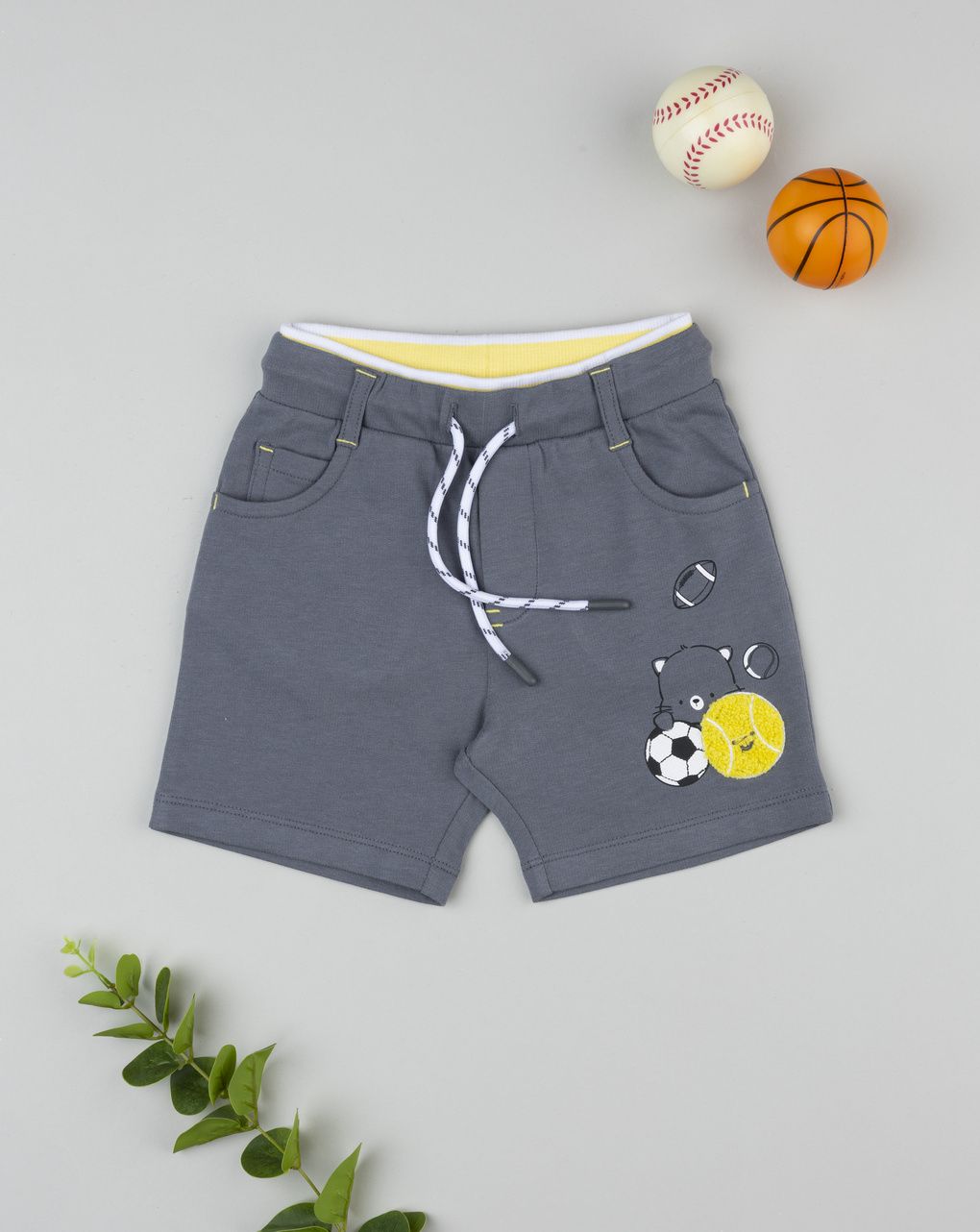 Prenatal Boy Grey Short