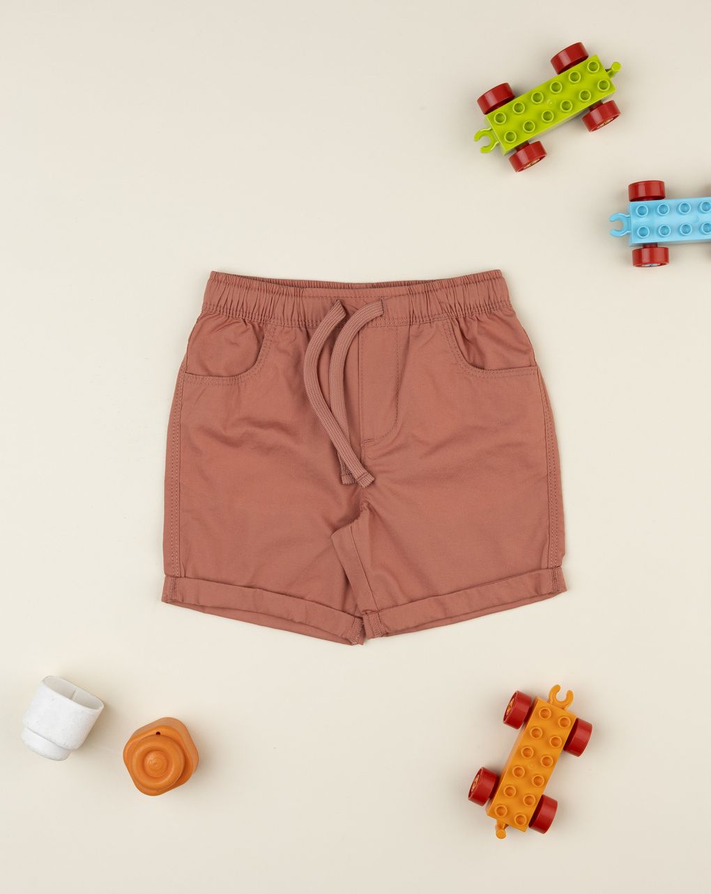Prenatal Boy Orange Short