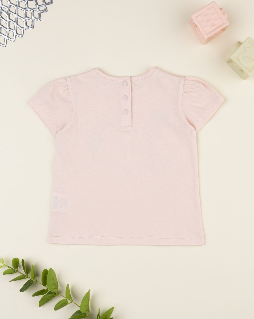 Prenatal Girl Pink Forest Print T-Shirt