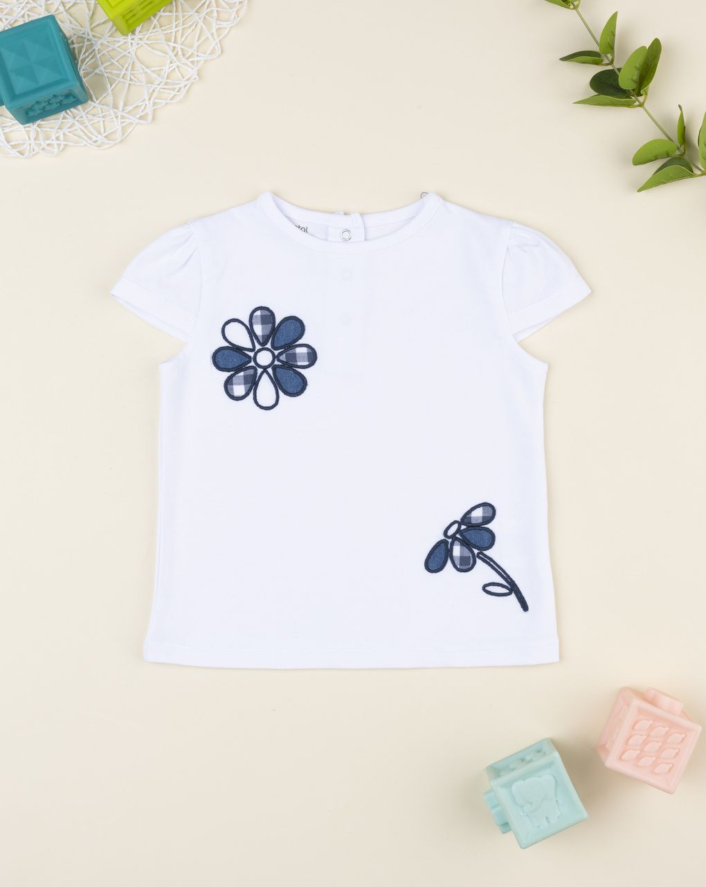 Prenatal Girl White Denim T-Shirt