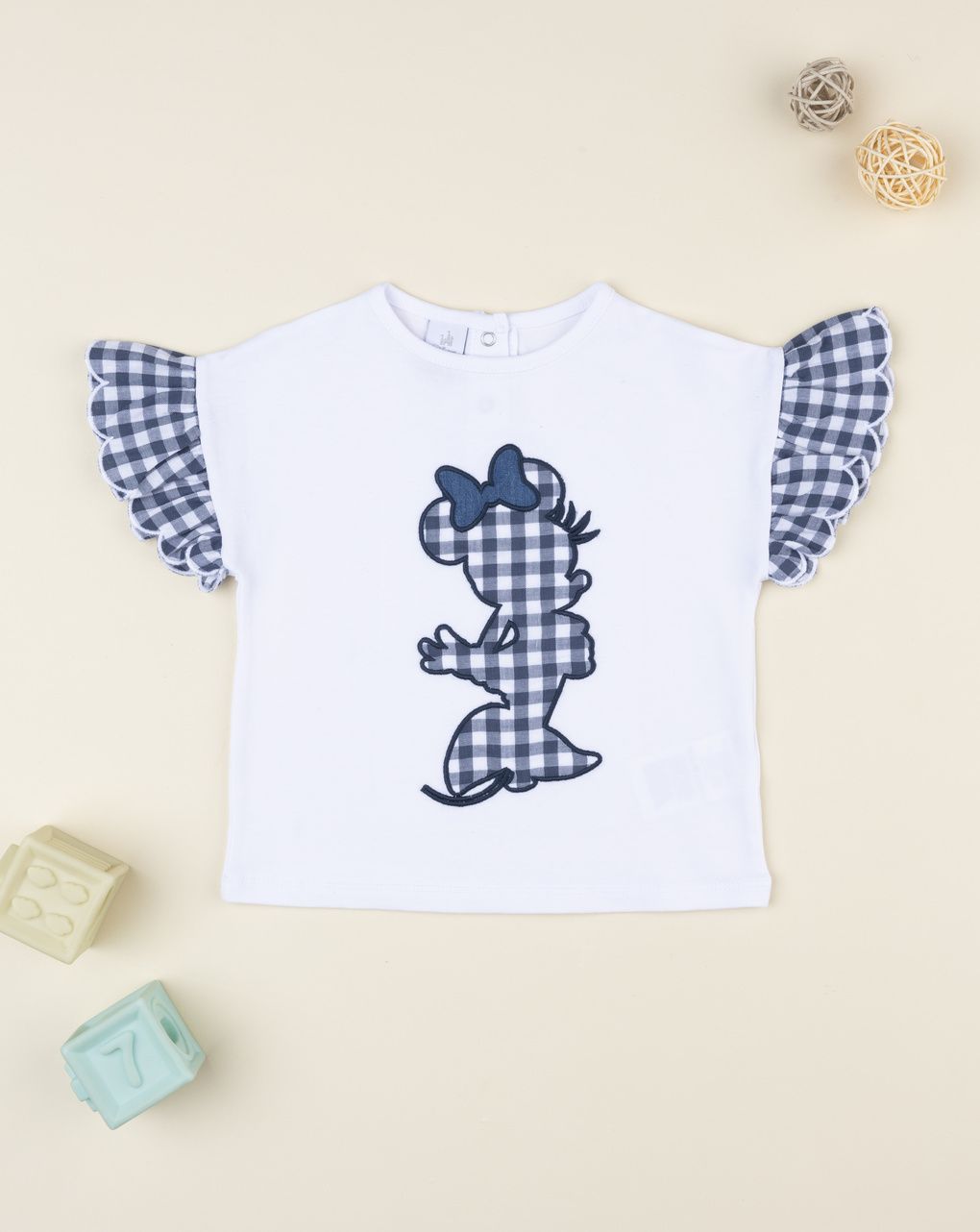 Prenatal Girl White Minnie T-Shirt