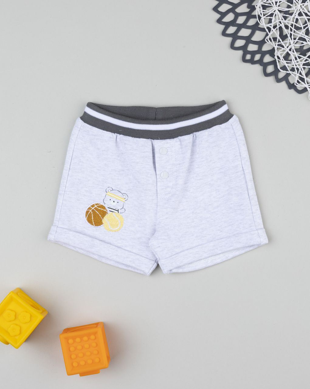 Prenatal Boy Grey Sport Short