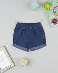 Prenatal Newborn Boy Dark Denim Short