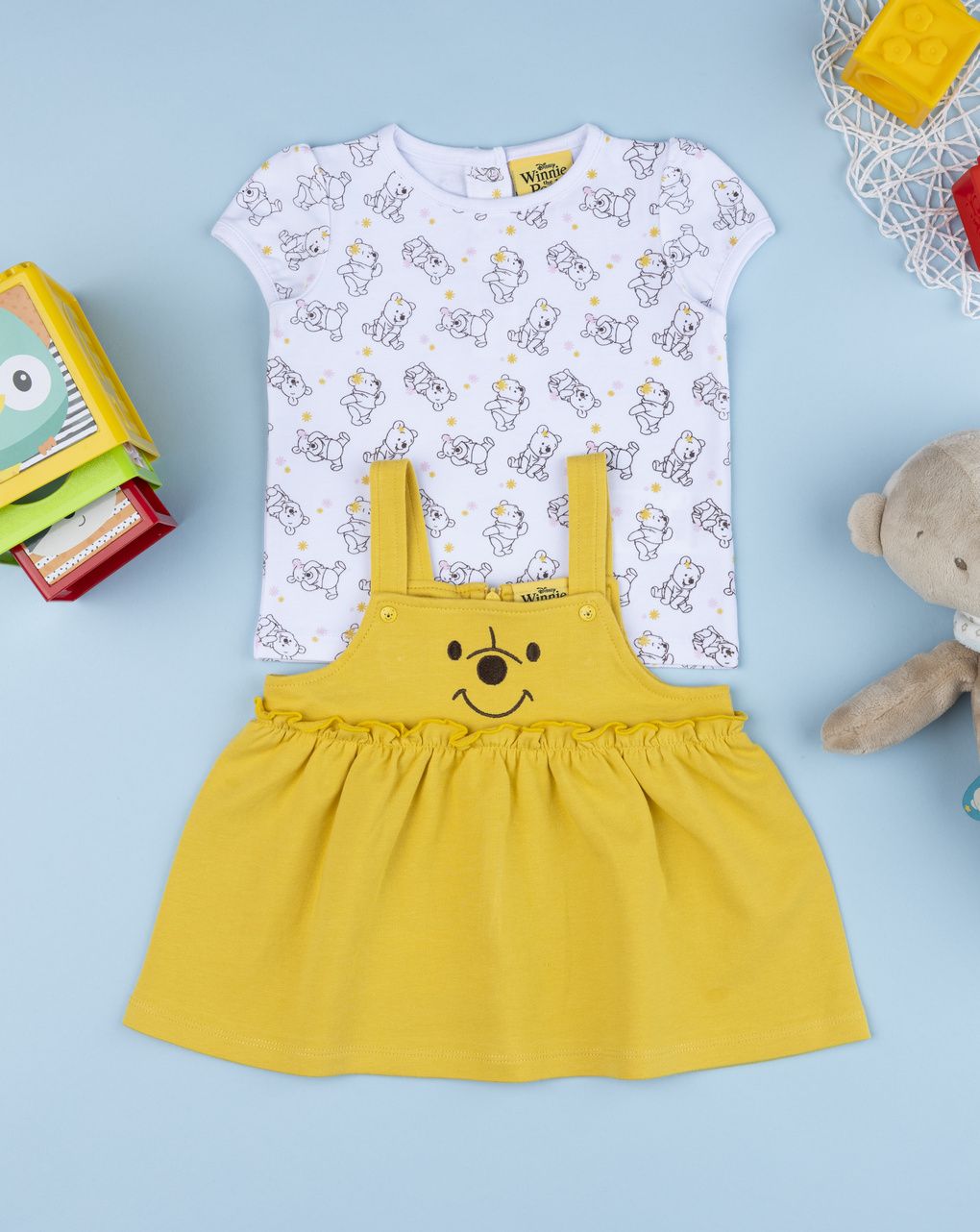 Prenatal Girl Winnie the Pooh Outfit Set