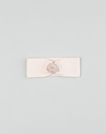 Prenatal Newborn Girl Pink Organza Flower Headband