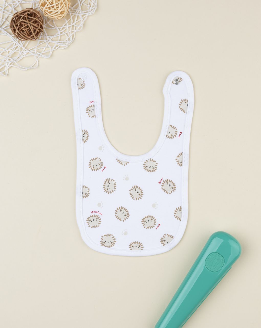 Prenatal Boy Lion Bib