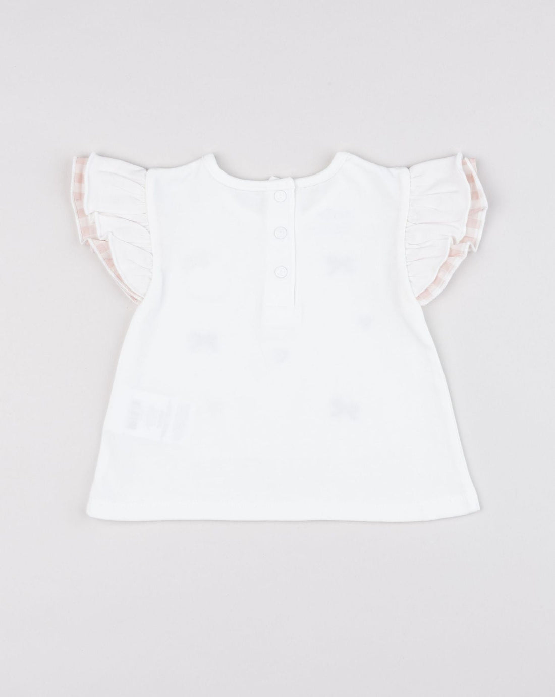Prenatal Girl Cream Flutter Sleeve T-Shirt