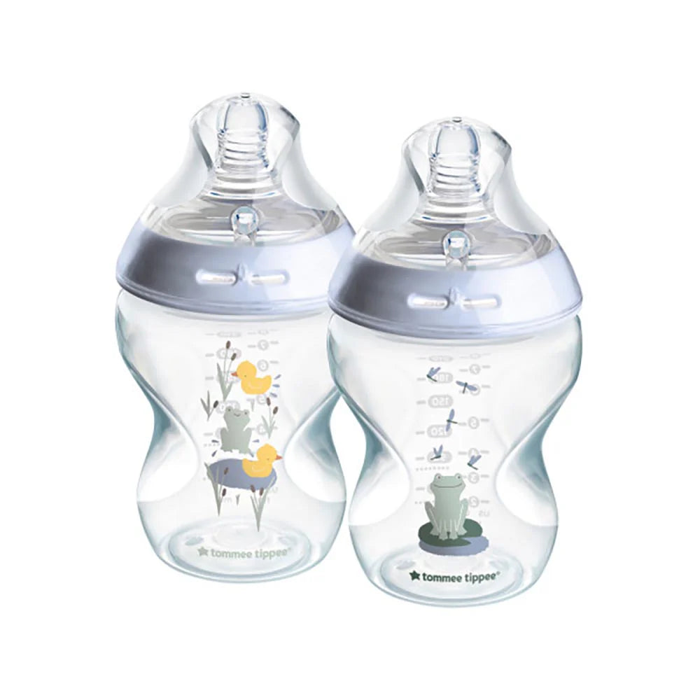 Tommee Tippee Closer To Nature Deco Baby Bottle – 260ml – 2 Pieces