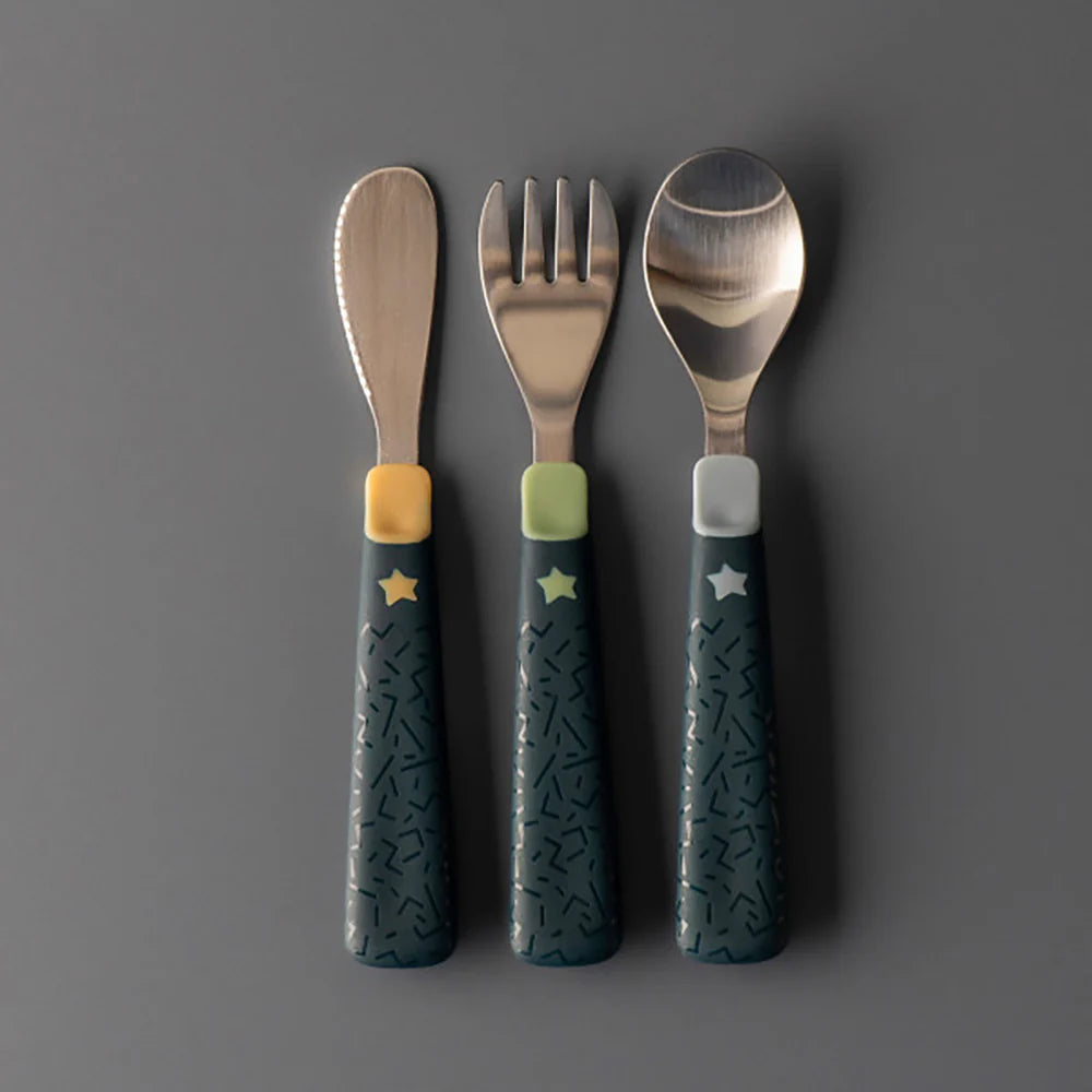 Tommee Tippee Stainless Steel First Cutlery Set – 3pcs