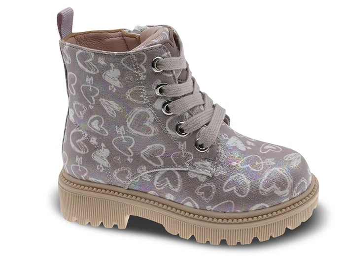Beppi Synthetic Leather Boot with Printed detail