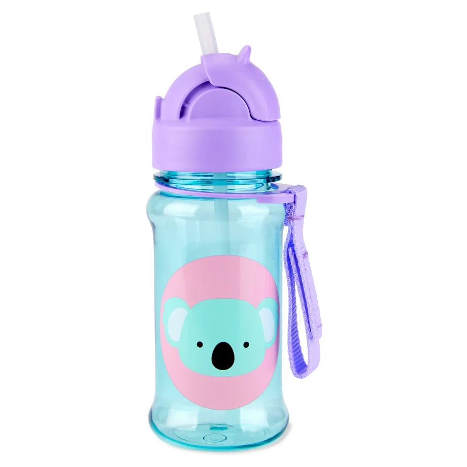 Zoo Tritan Straw Bottle Koala