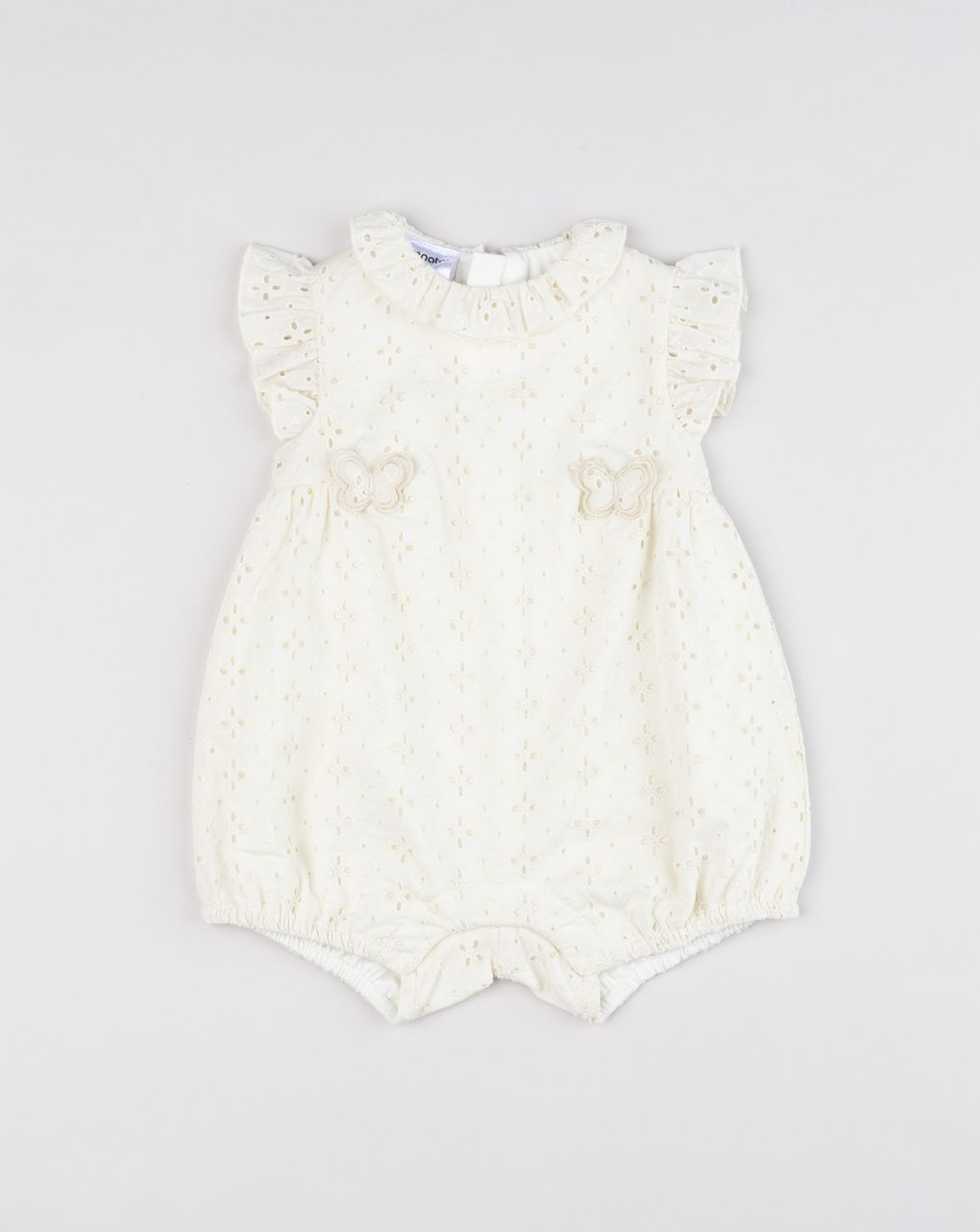 Prenatal Elegant broderie anglaise romper for baby girl