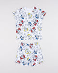 Prenatal White Paw Patrol short pajamas for boys