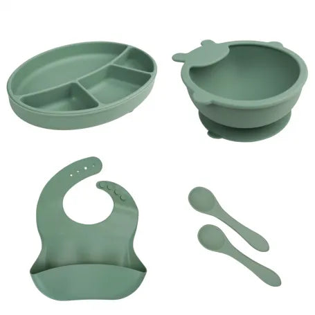 Thermobaby Silicone Meal Pack Cactus Green Feeding Set