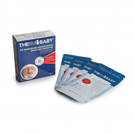 Thermobaby Breast Milk Storage Bags Pack of 25 | Prenatal, Babies, Nusring, Cybex, Avent Breastfeeding Milk Storage