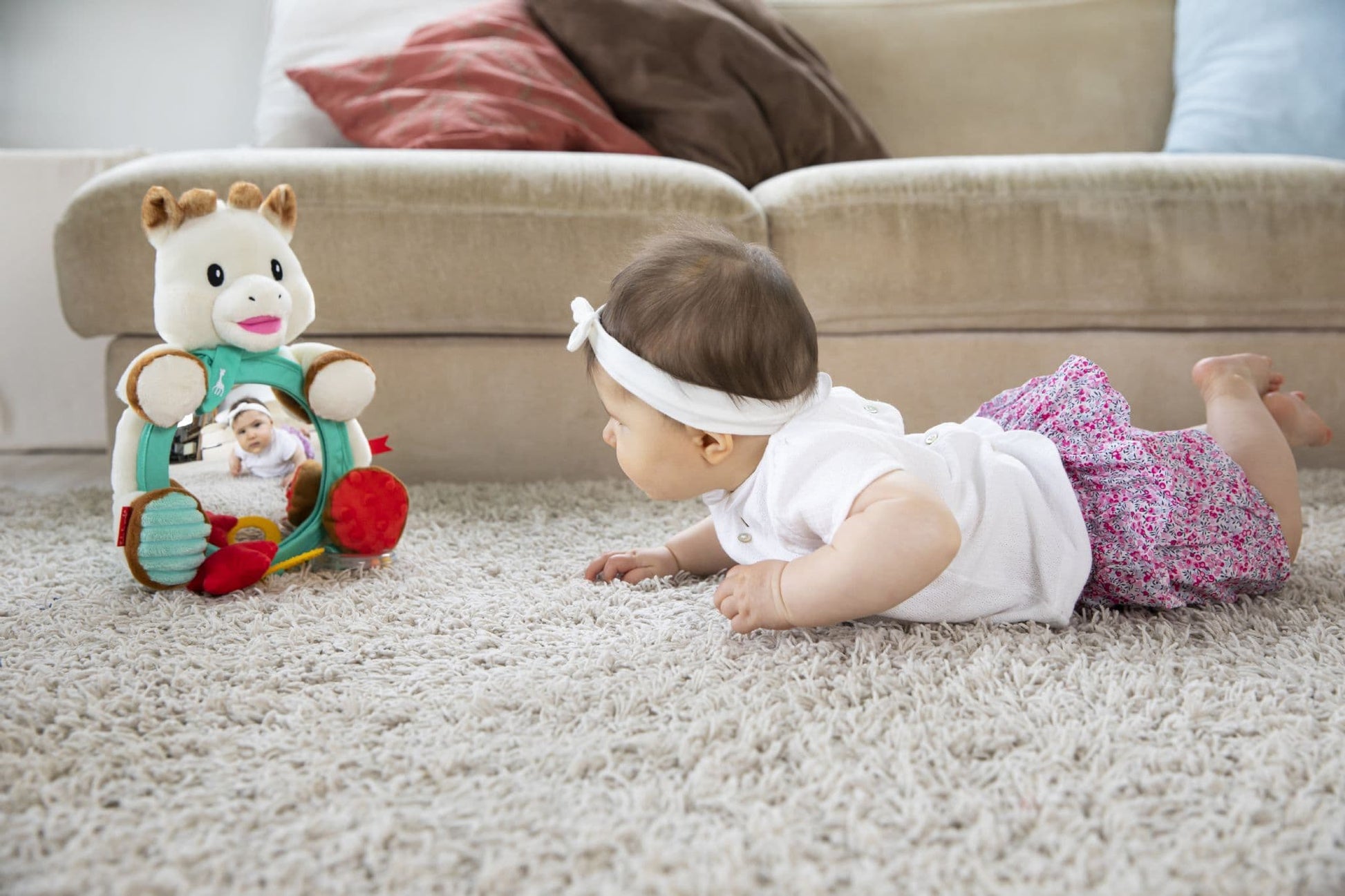 Sophie La Girafe Once Upon A Time Plush Mirror 3-in-1 Activity Centre | Prenatal, Babies, Nusring, Cybex, Avent Activity Toy