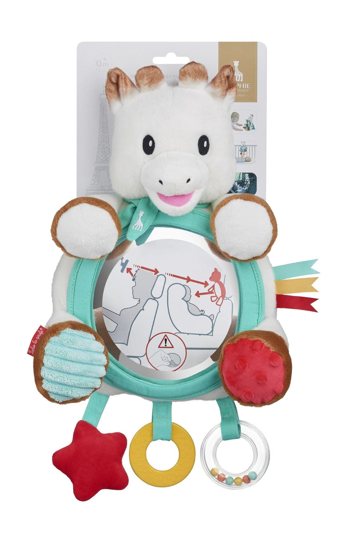Sophie La Girafe Once Upon A Time Plush Mirror 3-in-1 Activity Centre | Prenatal, Babies, Nusring, Cybex, Avent Activity Toy