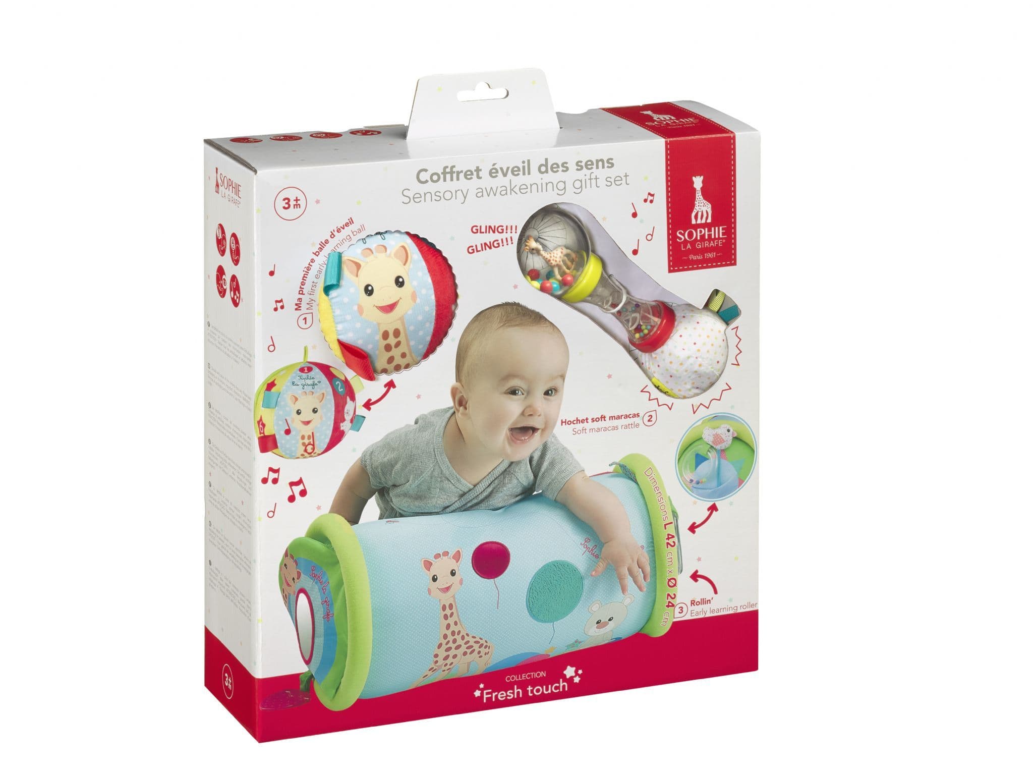 Sophie La Girafe Fresh Touch Awakening Of The Senses Gift Box | Prenatal, Babies, Nusring, Cybex, Avent Gift Box